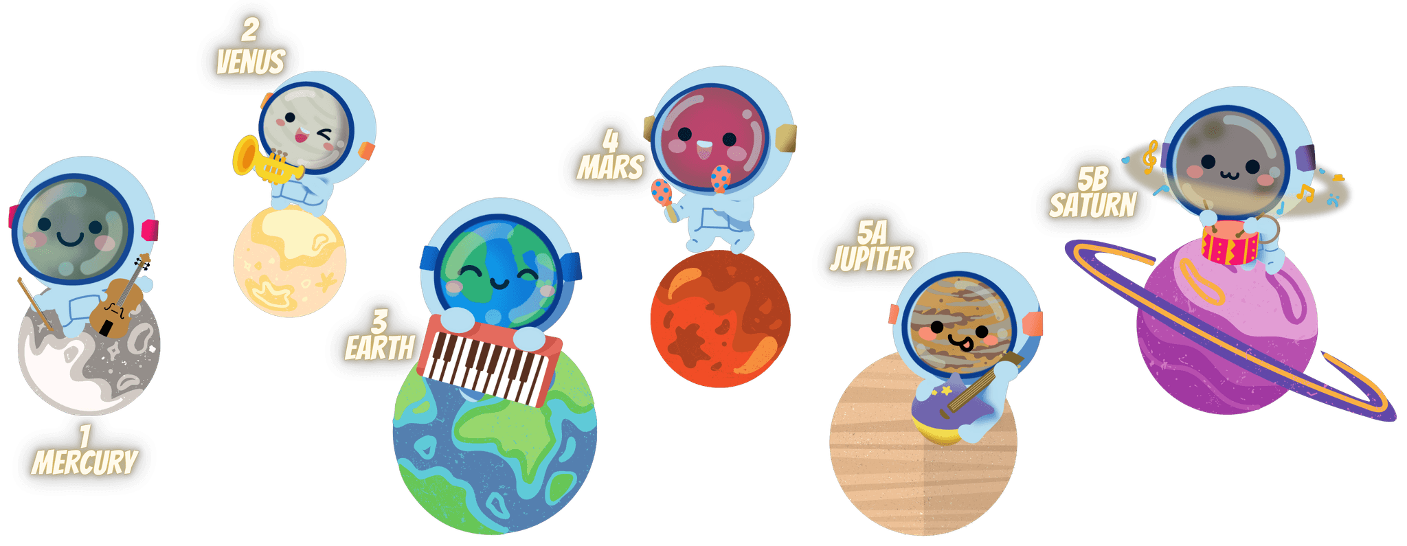 Theory Stars Challenge Planets - Mercury, Venus, Earth, Mars, Jupiter, Saturn